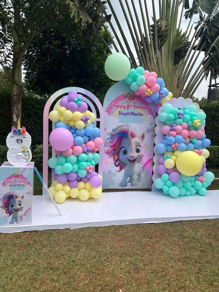 3 Board Balloons Backdrop